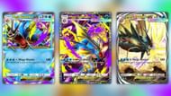 All Mega Gyarados ex variants as seen in the game (Image via The Pokemon Company)